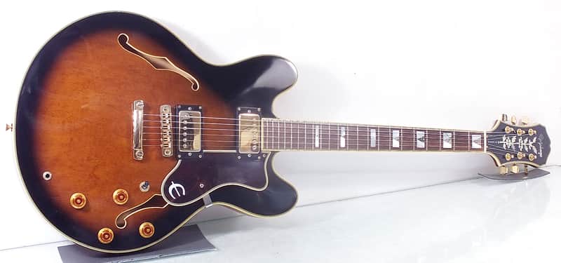EPIPHONE ES-335 Sheraton Stop-Bar Tail Semi-Acoustic Electric Guitar + Hard Case image 1