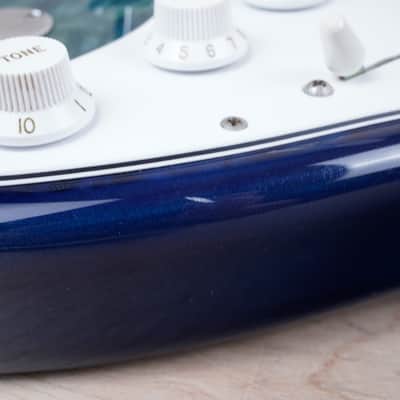 Fender Limited Edition ST-62QT Stratocaster MIJ 2013 Aqua Blue Quilt Top Japan w/ Bag image 7