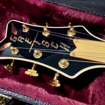 Gretsch Gretsch Guitars G6134TG Limited-Edition Paisley Penguin w/String-Thru Bisgby Electric Guitar Gold Paisley 2025 - Gold Paisley & Black image 17