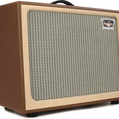 Tone King Imperial 112 Cab 60-watt 1x12-inch Open Back Cabinet - Brown image 2