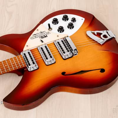 1987 Rickenbacker 1998PT Pete Townshend Signature Rose Morris Model Fireglo w/ Case, 1 of 250 image 12
