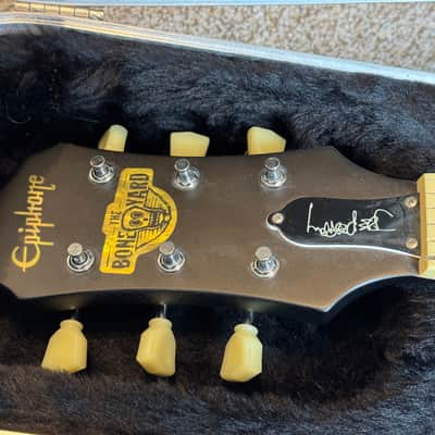 Epiphone Custom Shop Joe Perry Signature "Boneyard" Les Paul 2004 - 2006 - Antique Tiger Stripe image 7