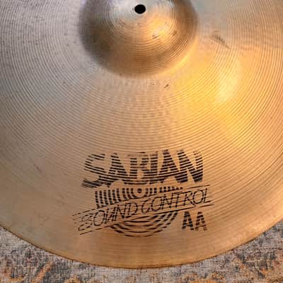 Rare Vintage Sabian 22” SOUND CONTROL Ride EARLY ONE! 3263 g AA TIGHT CONTROLLED Tone! AMAZING Bell image 4