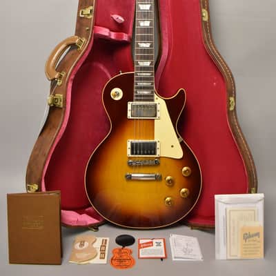 2024 Gibson Custom '58 Les Paul Standard Reissue Bourbon Burst VOS w/OHSC image 1