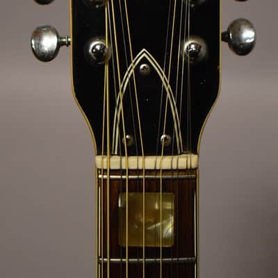 c.1970's Aria 12-String Acoustic Guitar Natural image 5