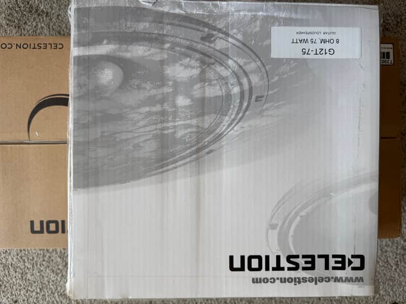 Celestion T3781 Classic Series G12T 75-Watt 12" 8-Ohm Replacement Speaker 2010s - Silver image 1