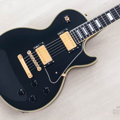 1990 Burny RLC-70 ‘60 Model Vintage Black Beauty Custom w/ VH-1 Pickups, Fernandes Japan image 1