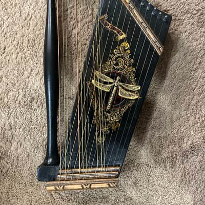 Harp-O-Chord Harp-zither 1899-1904 Black and gold image 18