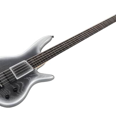 Ibanez GWB25TH SWF Gary Willis - 25th Anniversary Silver Wave Burst Flat image 1