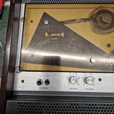 LEM Baby 1970s TAPE ECHO - Aluminium/Wood Side Panels image 8