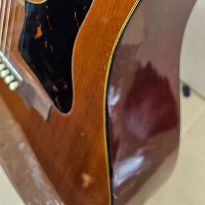 Guild D-25 1969-70 ALL MAHOGANY& Flat back SUPER RARE image 15