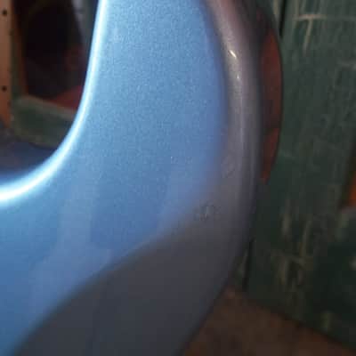 Fender Mexican Stratocaster Solid Body Electric Guitar in  Light Blue image 8