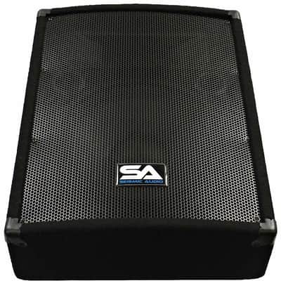 Powered 2-Way 12" Floor / Stage Monitor Wedge Style - Active 12 Inch Monitor image 3