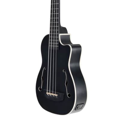 Kala U-Bass Journeyman Mahogany - Black - With Case image 2