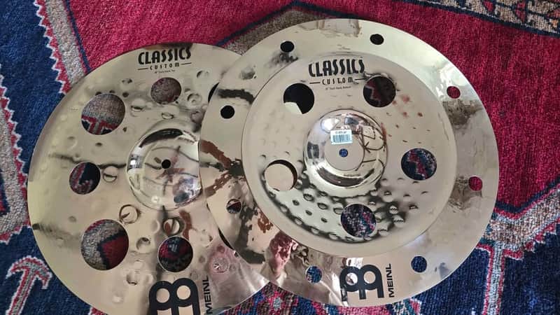 Immagine Meinl 16" Classics Custom Trash Stack Cymbals (Pair) 2011 - Present - Brilliant - 1