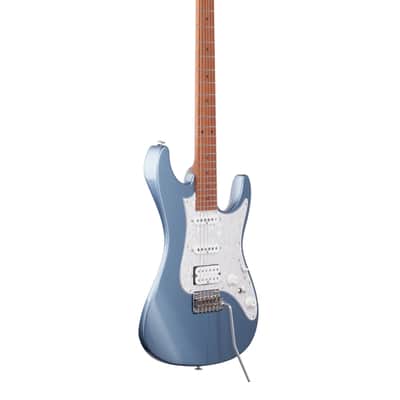Ibanez Prestige AZ 2204F Electric Guitar with Case Ice Blue Metallic image 8