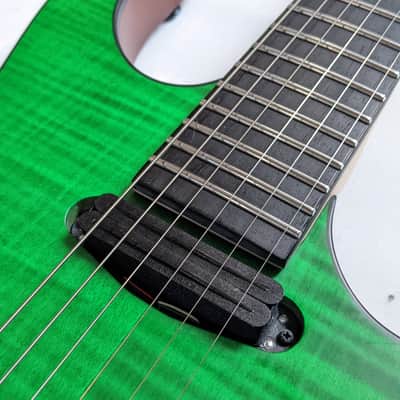 Solar Guitars SB1.6HFG - Flame Green matte image 6