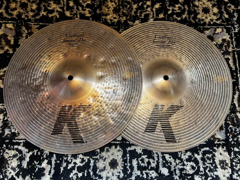 Zildjian 14" K Custom Special Dry Hi-Hat Cymbals (Pair) - Traditional image 1