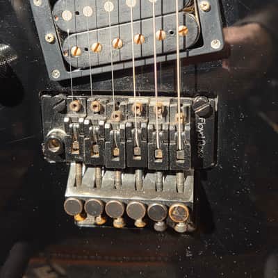 Vintage 1980s Kramer F-1000 Left-Handed Black w/ OHSC image 6
