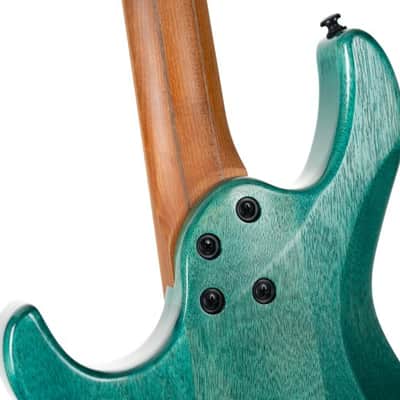 Cort Space 6GTR Multi-Scale Electric Guitar w/Gig-bag. Semi Gloss Turquoise DIRECT SHIP image 9