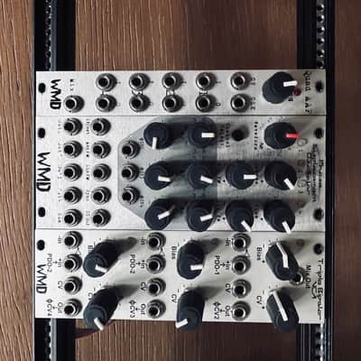 WMD PDO + TBVCA + QAAF Eurorack Phase Displacement Oscillator, quad anti aliasing filter, triple bipolar VCA image 4