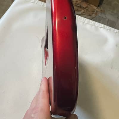 1984 Kramer USA Pacer Deluxe C Series Plate Candy Apple Red Guitar Body Floyd Ready image 11