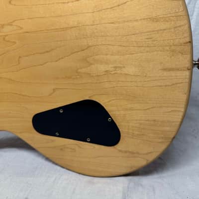 Epiphone SC-550 sc550 Scroll Singlecut Guitar with Chipboard Case Vintage - Natural image 14