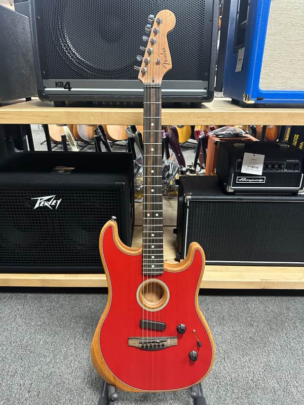 Fender American Acoustasonic Stratocaster 2020 - Present - Dakota Red