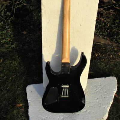 Jackson Performer Guitar, 1996, Japan, Blue See-Thru Flame Maple Top, Gig Bag image 7