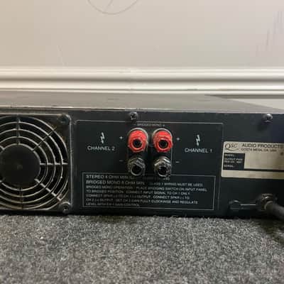 QSC MX1500a Stereo Power Amplifier 1990s - Black image 7