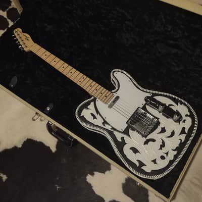 2009 Fender Telecaster USA Highway One (Hwy 1 Tele) w/Waylon Jennings-style Custom Leather Cover/Wrap & G&G Hard Case image 1