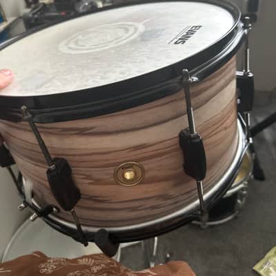 Tama WP148 Woodworks 14x8" Snare Drum 2023 - Present - Natural Zebrawood Wrap image 3