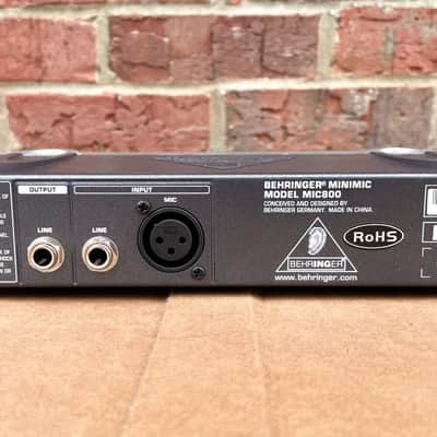 Behringer mini MIC800 Microphone Modeling Preamp image 3