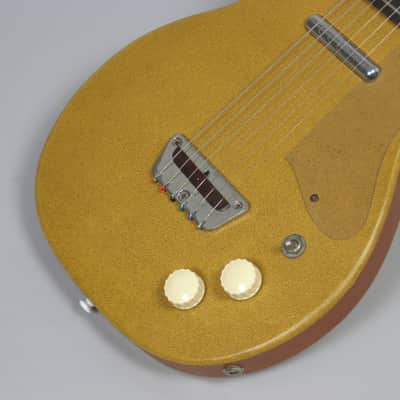 Immagine Silvertone 1357 Danelectro Model C 1956 Ginger and Tan with Original Case - 8