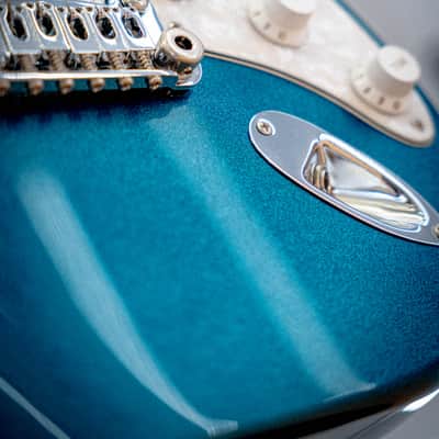 G&L Tribute Comanche Emerald Blue MP image 3