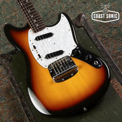 2004 Fender '69 Vintage Reissue Mustang MG69 Sunburst Crafted in Japan CIJ image 6
