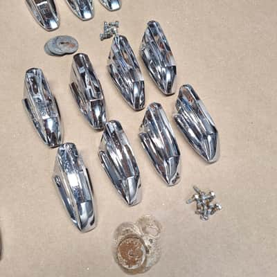 Big Lot of Vintage Premier Tom and Bass Drum Lugs 31 pieces EnglandLot 82-676 image 4