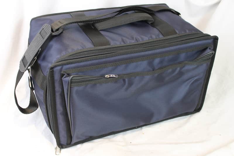 NEW Blue Fuselli Soft Case Gig Bag for Bandoneon Concertina 18" x 10.75" x 10.25" image 1