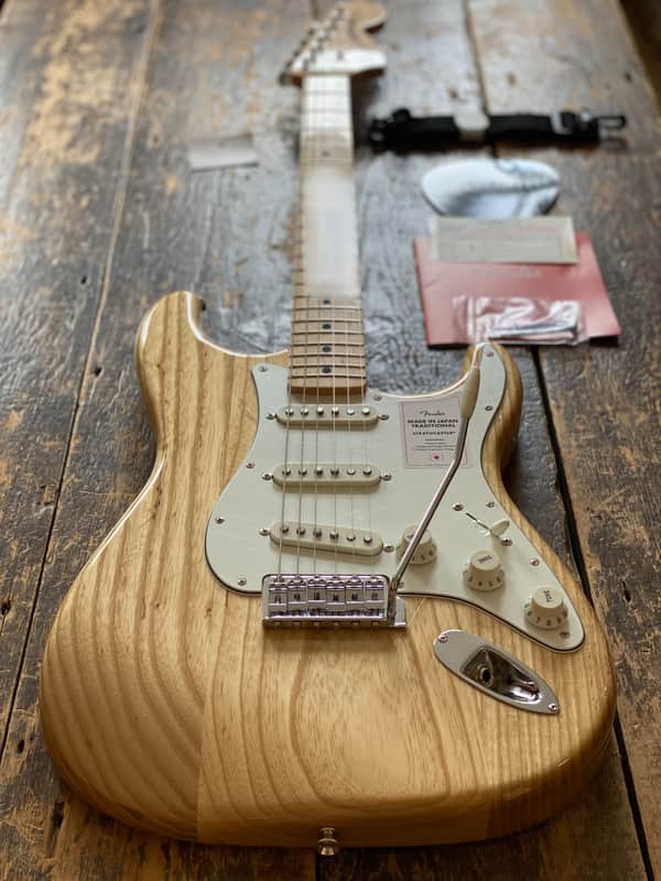 Fender Japanese 2024 Limited Edition Traditional 70's Stratocaster. Natural Ash. Unplayed Condition. MIJ Japan