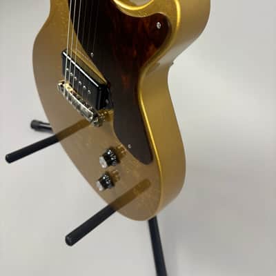 Brown Bear Guitars Korina Les Paul Junior double cut gold metallic image 7