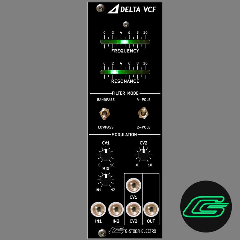 G-Storm Electro Delta VCF Black Korg Delta/Poly-61 Filter image 1