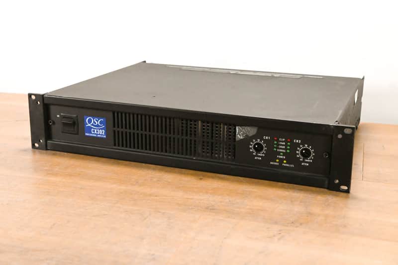 QSC CX302 2-Channel Power Amplifier CG0103P image 1