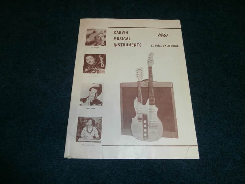 Vintage 1961 Carvin Musical Instrument Catalog! Larry Collins, Martin, DeArmond! image 1