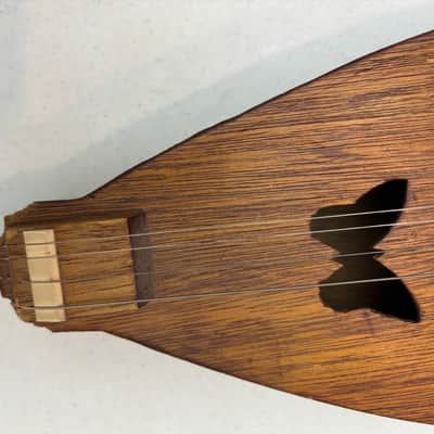 Vintage Appalachian Dulcimer — Solid Wood, 4-String, Fair Condition — Folk String Instrument image 6