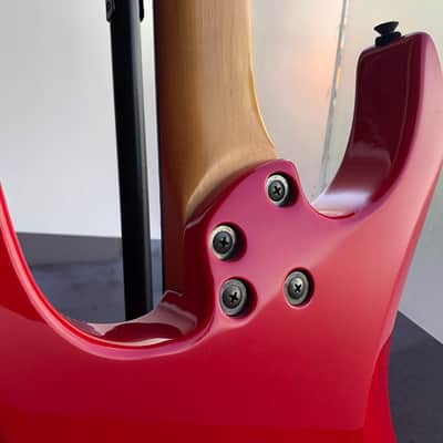 1991 MIJ Fernandes FR-65, Tilt Back Headstock, Contoured Heel, Vintage Gig Bag image 12