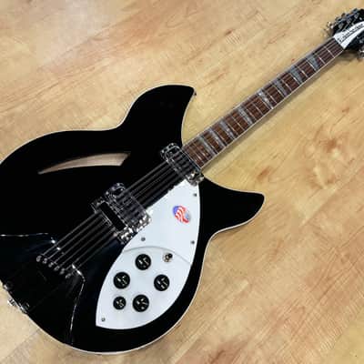 Rickenbacker 360/12C63 12-String Electric Guitar (Black) image 9