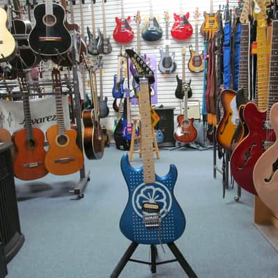 Kramer Baretta Custom Graphics 2021 - White Lotus Candy Blue *FREE SHIPPING image 2