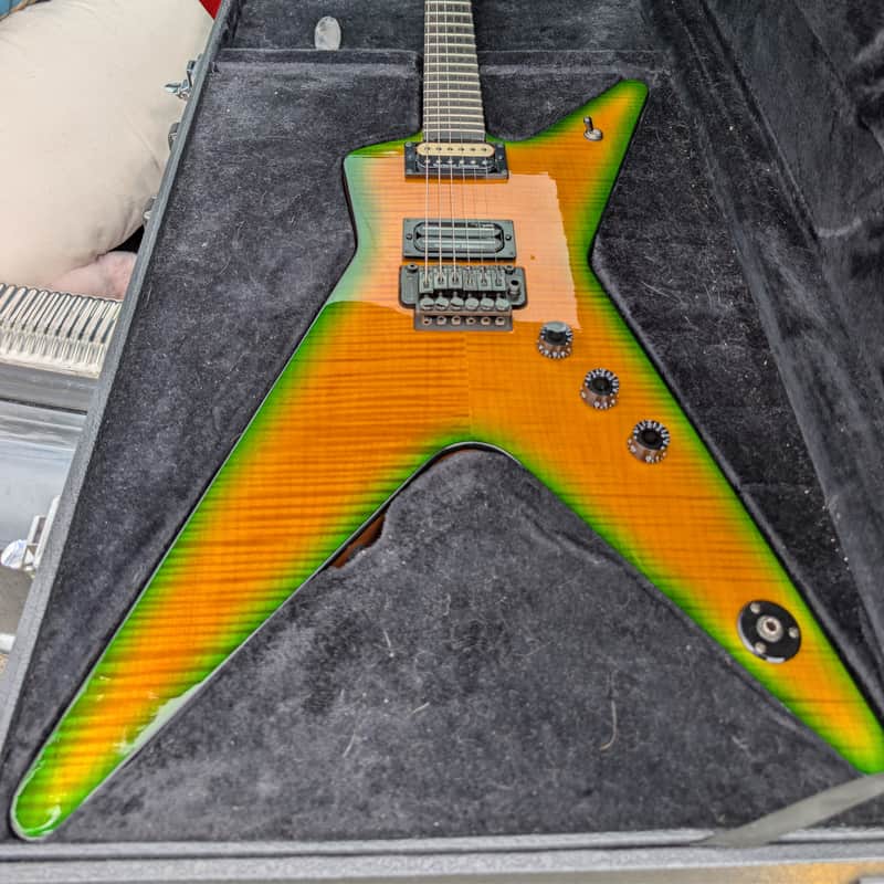 Washburn Funky monkey dimeslime D3 spec 2014 - Dimeslime finish