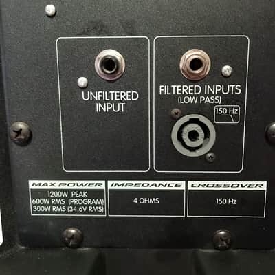 Subwoofer Peavey Impule 200 de 12" PA System 1200W peak image 11