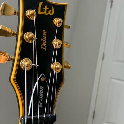 ESP LTD EC-1000 Duncan with Ebony Fretboard 2018 - Present - Vintage Black image 8